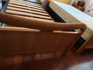 2 Camas Gemelas de madera,Sin Colchones