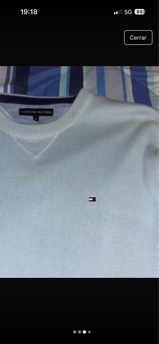 Jersey punto Tommy Hilfiger azul