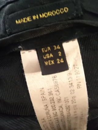 Pantalón Massimo Dutti Negro