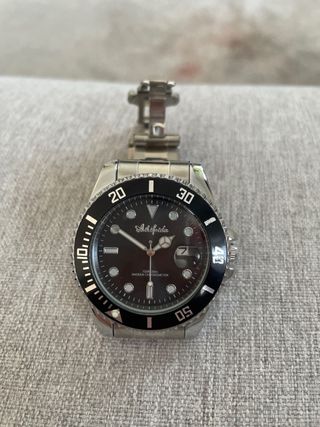 Reloj ADIFEIDA Negro y Plateado