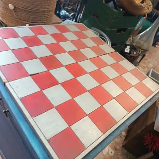 Scacchi vintage artigianali rari/ceramica dipinta