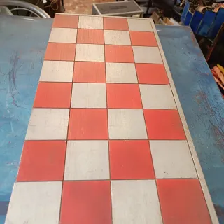 Scacchi vintage artigianali rari/ceramica dipinta