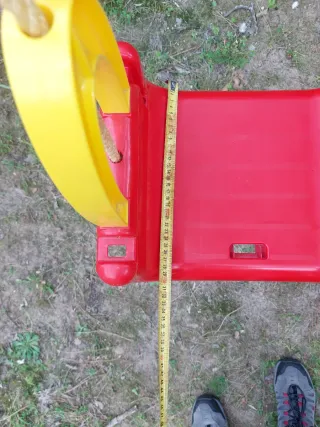 Asiento Columpio Infantil Rojo y Amarillo