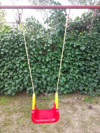 Asiento Columpio Infantil Rojo y Amarillo