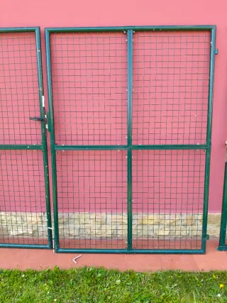 Cierre metálico para vallas