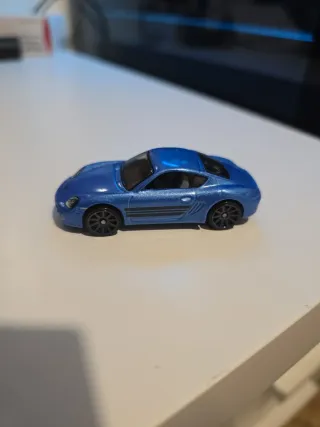 Hot Wheels Porsche Cayman Azul exclusivo multipack