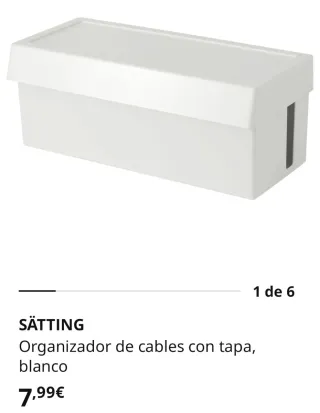 Caja Cables Ikea ESTRENAR