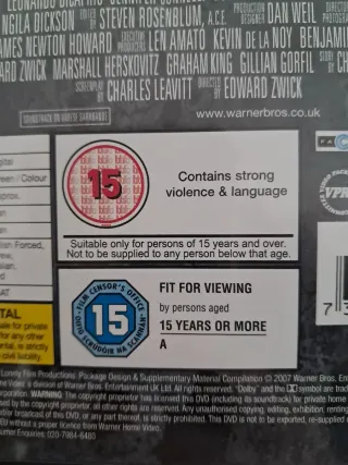 DVD PELI Blood Diamond