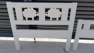 Cama infantil KRITTER 70x160 cm blanca