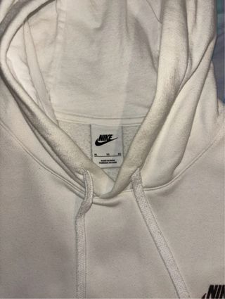 Sudadera Nike Hombre Blanca con Capucha