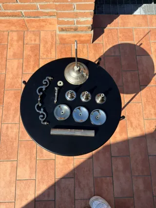 Candelabro 3 bracci color argento