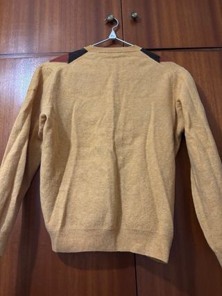 Jersey Burlington Rombo Amarillo Marrón