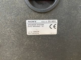 Altavoces Sony SS-MD5 Gris