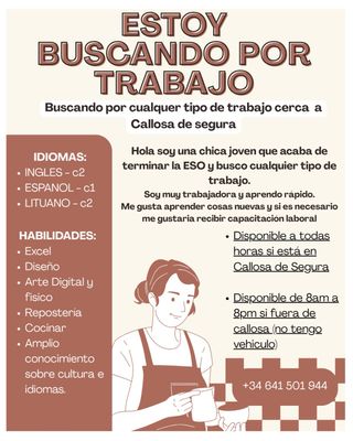buscando por trabajo