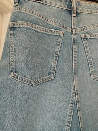 Falda vaquera larga Zara Talla XS