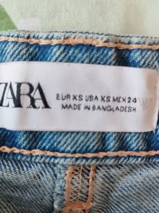 Falda vaquera larga Zara Talla XS