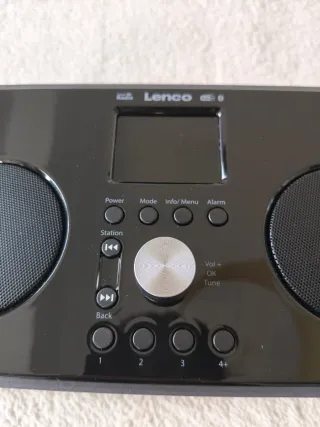 Radio Smart Lenco PIR-645 WiFi Negra