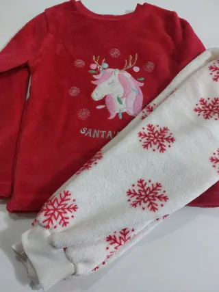 Pigiama unicorno natalizio bambina