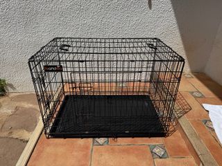 Jaula para perros negra