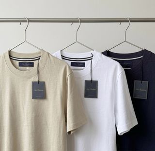 Set 3 maglie in 100% cotone uomo taglia XXL