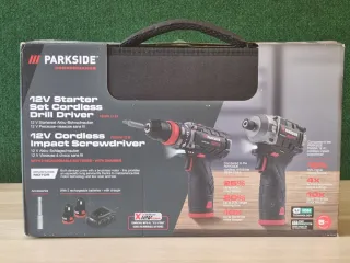 Set Taladro y Atornillador de impacto parkside