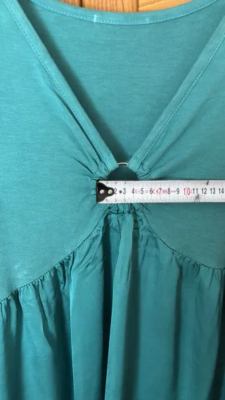 Top turquesa con aro Talla L/XL