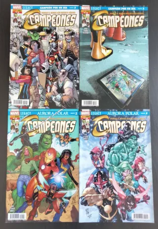 CÓMICS MARVEL. CAMPEONES. COMPLETA.