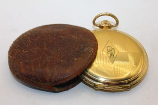 Spettacolare orologio savonette Gold Double 1920