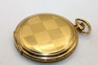 Spettacolare orologio savonette Gold Double 1920