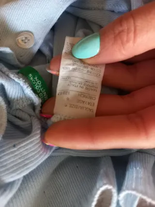 Casaco de criança azul com capuz