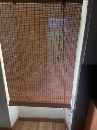 Estor enrollable bambú 80x160cm