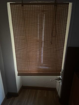 Estor enrollable bambú 80x160cm