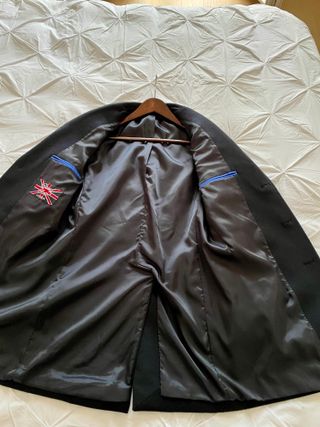 Cappotto Uomo Lana e Cashmere Blu Taglia S