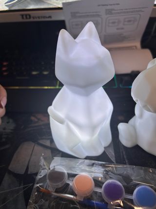 Lámparas nocturnas para pintar DIY