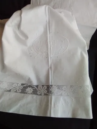 Juego de Cama Antiguo Algodón Modernista