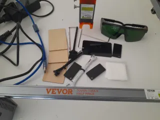 Grabador Láser VEVOR A7 5W CNC 40x40cm NUEVO + acc