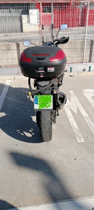 Moto KTM Adventure Negra/Naranja