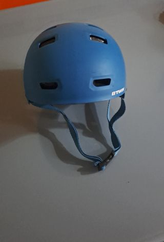 Casco B'Twin Azul Mate | Bici, Skate y Patinete