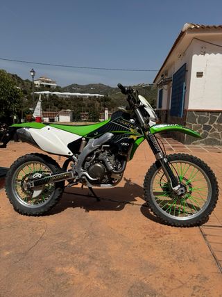 Kawasaki KLX450 Enduro/Motocross Verde/Blanco