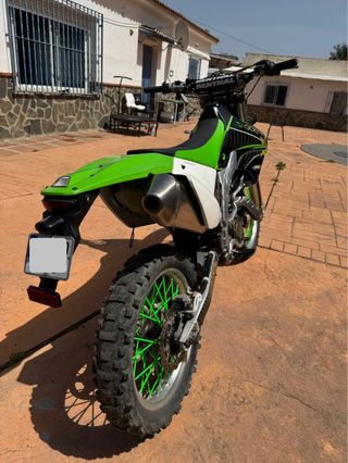 Kawasaki KLX450 Enduro/Motocross Verde/Blanco