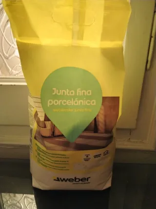 Weber Junta Fina Porcelánica Blanca