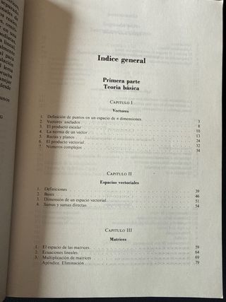 Algebra lineal