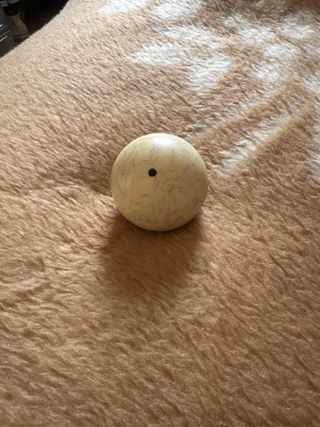 Bola de billar blanca con diseño