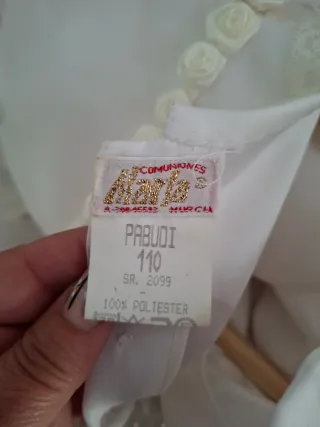 Vestido de Comunión Niña Blanco