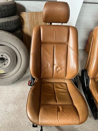 Asientos Mercedes W202 Cuero Marrón