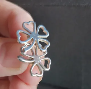 Lote pendientes plata y granates de Praga