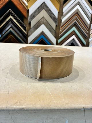 Cinta Adhesiva de Papel Kraft Marrón engomada 5 cm