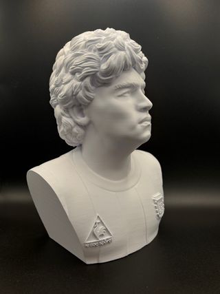 Busto Maradona Stampa 3D 25cm