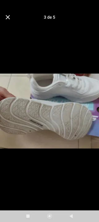 Zapatillas Skechers Talla 37 Blancas