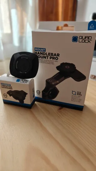 Pack completo Quadlock Aluminio PRO para manillar